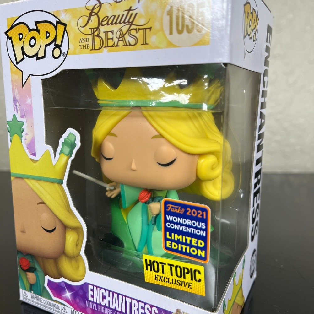 Funko Pop Disney Enchantress 1035 Beauty & the Beast 2021 Wondrous Convention - Picture 4 of 8